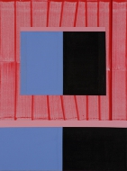 pink red blue black abstract
