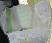 gray greenish black abstract painting