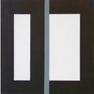 gray black abstract painting
