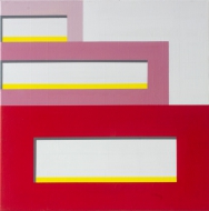 red gray pinkish abstract painting
