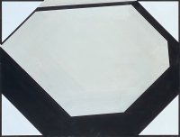 gray black blueish abstract painting